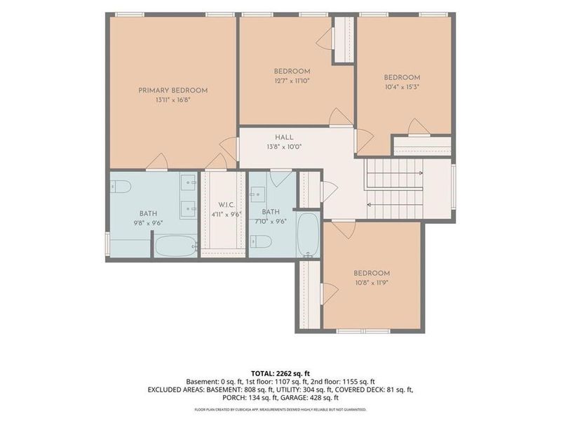 2D floor plan layout of this home in , Ellenwood, GA (Image 6).