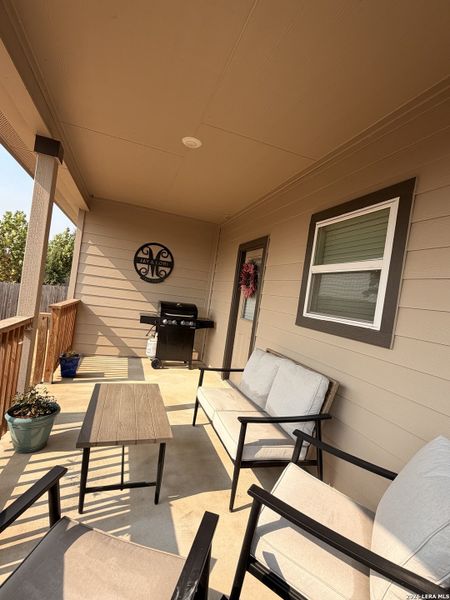 Exterior details and patio area of a home in Copper Canyon, Bulverde (Image 3). Exterior details and patio area of a home in Copper Canyon, Bulverde (Image 3).
