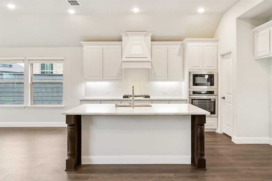Furnished interior view inside a new home in Union Park Classic 55, Little Elm (Image 8).