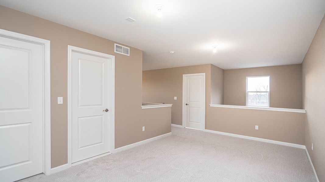 Representative unfurnished interior of a home built from the The Middleton by Norfolk Homes in Coronado Estates, Jackson (Image 55). Representative unfurnished interior of a home built from the The Middleton by Norfolk Homes in Coronado Estates, Jackson (Image 55).