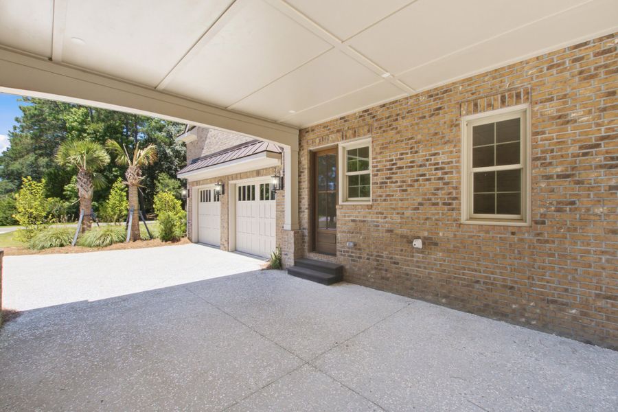 Exterior details and patio area of a home in , Johns Island (Image 27).