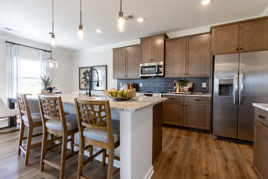 Furnished interior view inside a new home in Bryson Farms, Byron (Image 1). Furnished interior view inside a new home in Bryson Farms, Byron (Image 1).