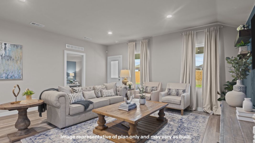 Furnished interior view inside a new home in Homestead at Parks Bell Ranch, Odessa (Image 9).