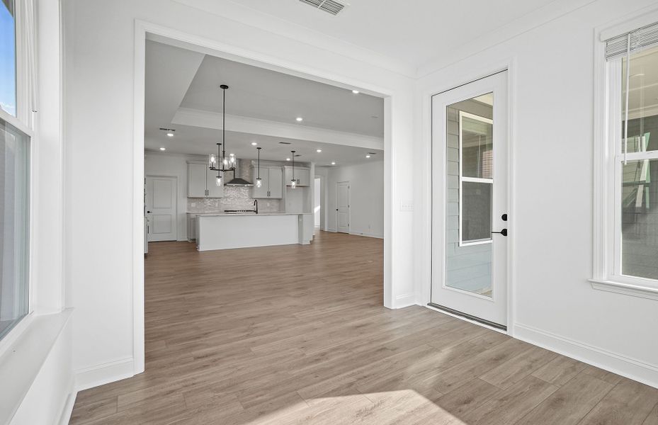 Spacious, unfurnished interior of a new home in Carolina Riverside, Belmont (Image 61).