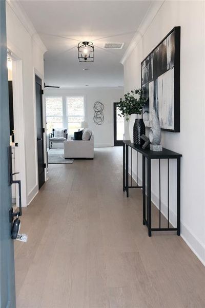 Furnished interior view inside a new home in Creekside, Decatur (Image 8). Furnished interior view inside a new home in Creekside, Decatur (Image 8).