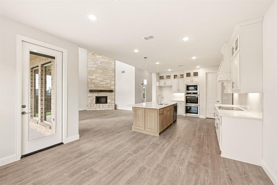 Furnished interior view inside a new home in Hayes Crossing, Midlothian (Image 13).
