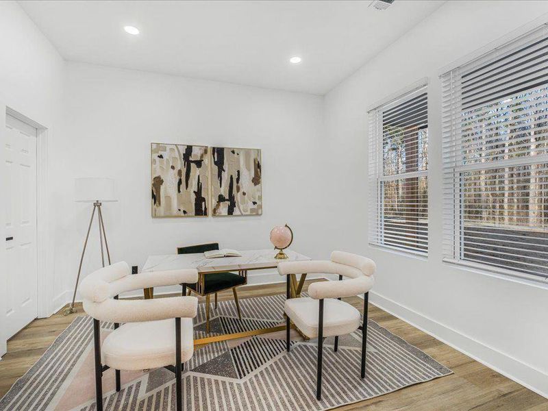 Furnished interior view inside a new home in , Dallas (Image 6).