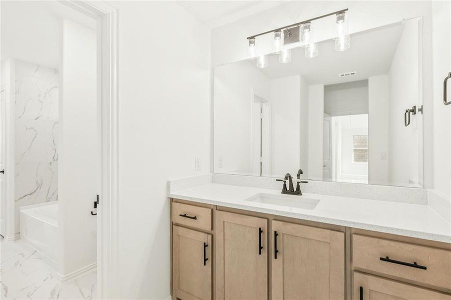 Furnished interior view inside a new home in Willow Wood, McKinney (Image 9).