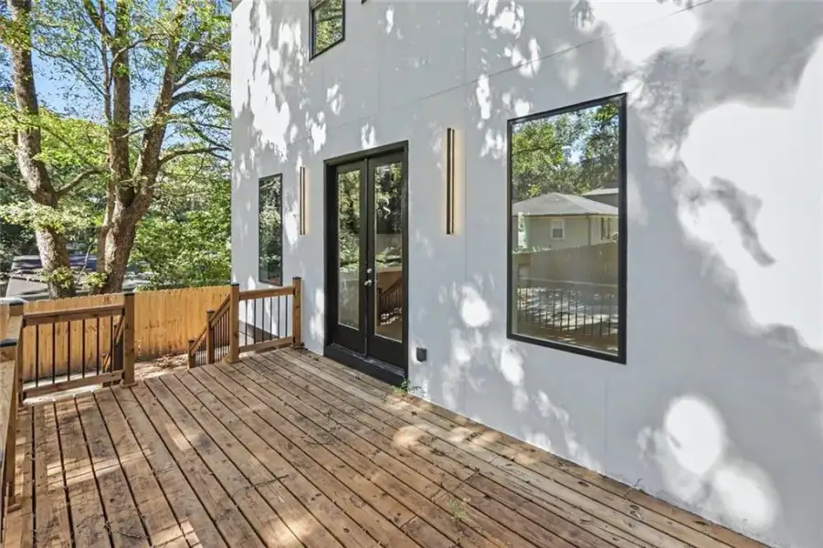 Exterior details and patio area of a home in , Atlanta (Image 23). Exterior details and patio area of a home in , Atlanta (Image 23).