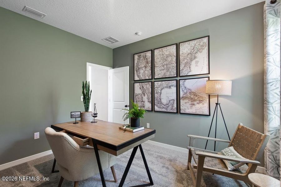 Furnished interior view inside a new home in Seminole Palms, Palm Coast (Image 18).
