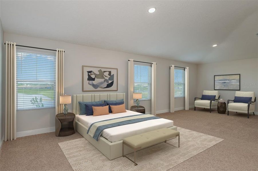 Furnished interior view inside a new home in Pasadena Landing, Wesley Chapel (Image 5). Furnished interior view inside a new home in Pasadena Landing, Wesley Chapel (Image 5).