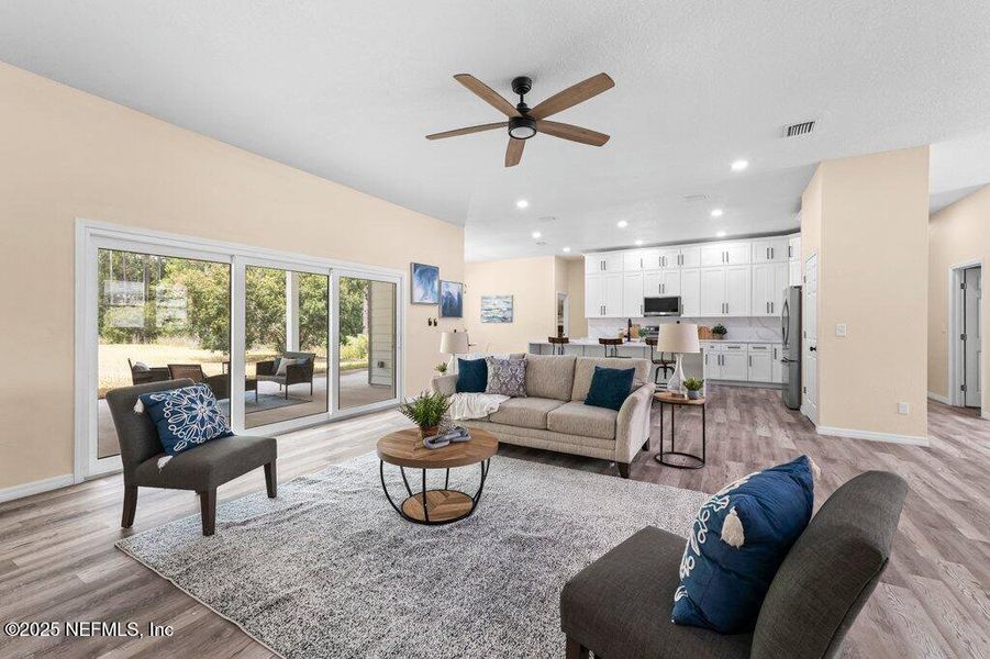 Furnished interior view inside a new home in , Jacksonville (Image 44).