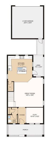 2D floor plan layout of this home in Harvest at Ovation, Winter Garden, FL (Image 3). 2D floor plan layout of this home in Harvest at Ovation, Winter Garden, FL (Image 3).