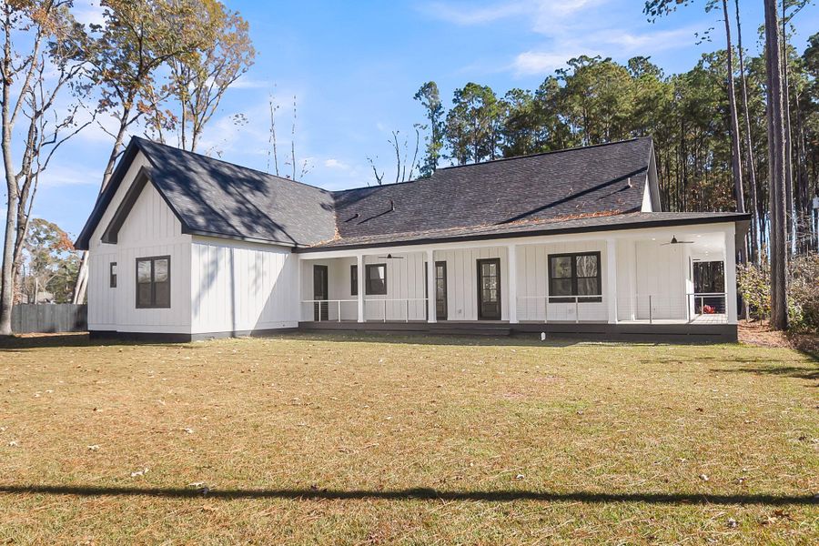 Exterior details and patio area of a home in , Summerville (Image 33).