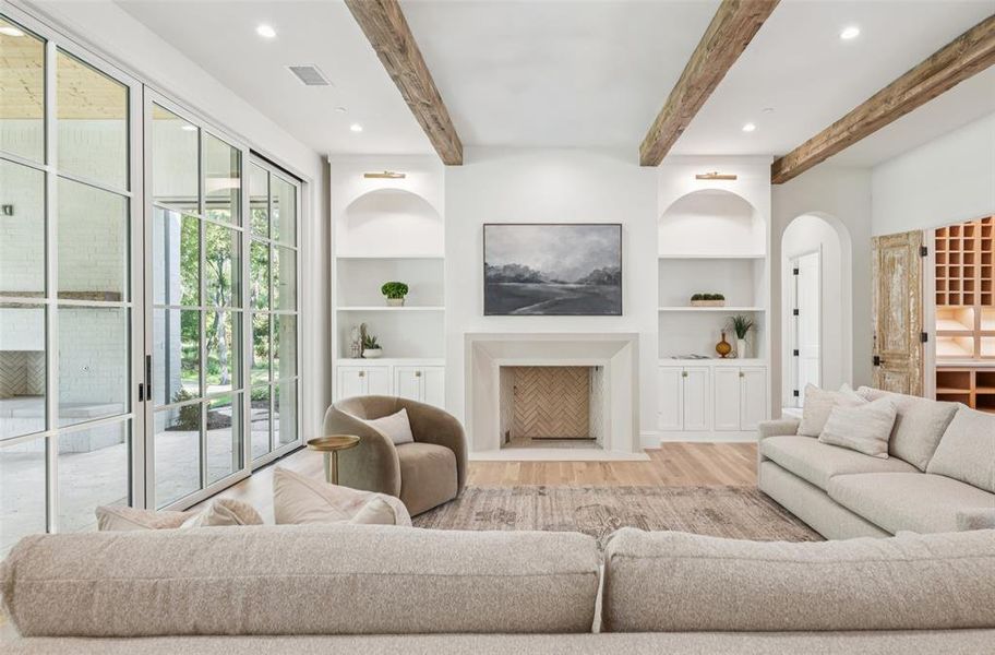 Open Main Living leading to outdoor Entertaining