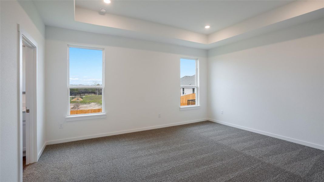 Spacious, unfurnished interior of a new home in Rosenbusch Ranch, Leander (Image 19). Spacious, unfurnished interior of a new home in Rosenbusch Ranch, Leander (Image 19).