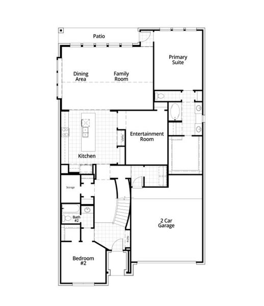 2D floor plan layout for the Cambridge Plan by Highland Homes in Monterra: 50ft. lots, Rockwall, TX (Image 4). 2D floor plan layout for the Cambridge Plan by Highland Homes in Monterra: 50ft. lots, Rockwall, TX (Image 4).