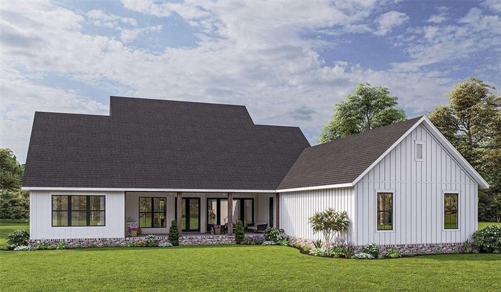 Front exterior of a new home in , Maysville, GA, highlighting curb appeal (Image 24).