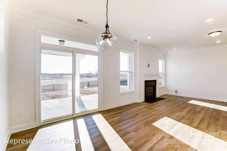 Spacious, unfurnished interior of a new home in Heritage - 55+ Community, Indian Trail (Image 18).