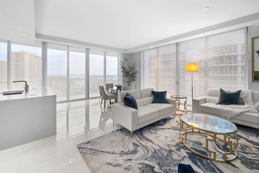 Furnished interior view inside a new home in , West Palm Beach (Image 48). Furnished interior view inside a new home in , West Palm Beach (Image 48).