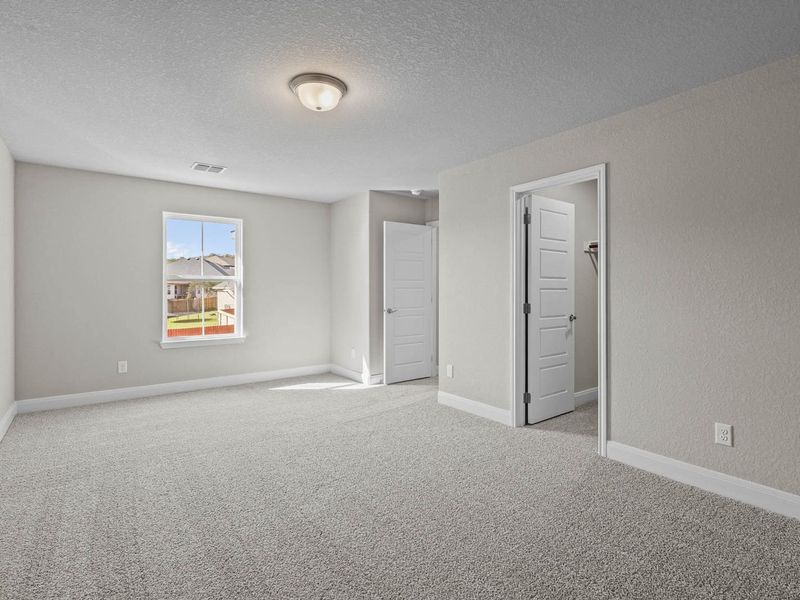 Representative unfurnished interior of a home built from the The Jennings G by Davidson Homes LLC in The Reserve at Potranco Oaks, Castroville (Image 37). Representative unfurnished interior of a home built from the The Jennings G by Davidson Homes LLC in The Reserve at Potranco Oaks, Castroville (Image 37).