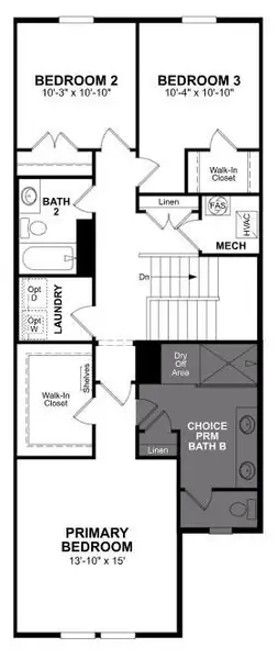 Beazer Homes Waterbend Harvard  Floorplan.