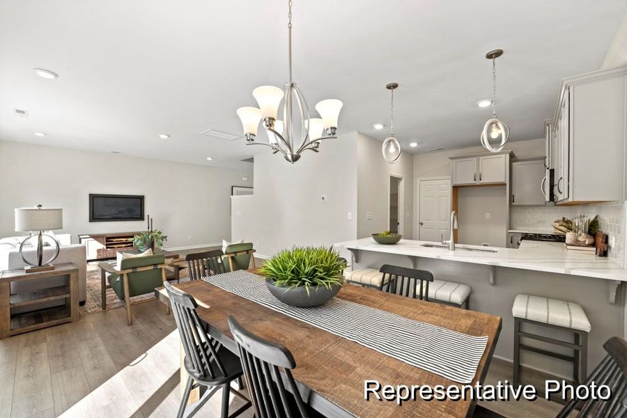 Furnished interior view inside a new home in Masons Mill, Erwin (Image 4). Furnished interior view inside a new home in Masons Mill, Erwin (Image 4).