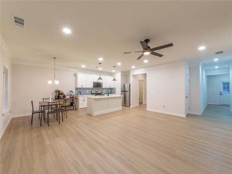 Furnished interior view inside a new home in , Cartersville (Image 11).