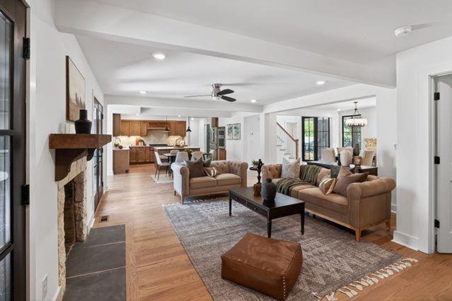 Furnished interior view inside a new home in , Roswell (Image 16).