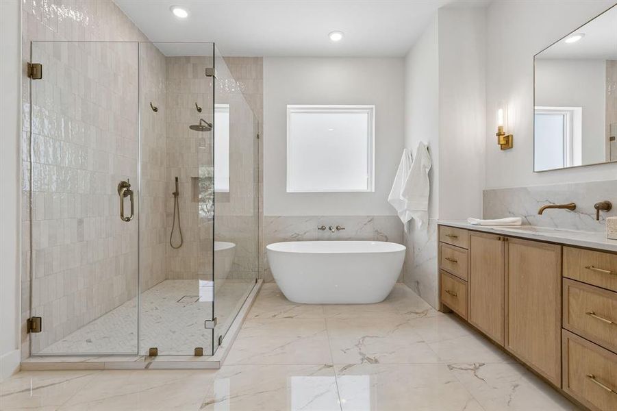 Furnished interior view inside a new home in , Dallas (Image 6).