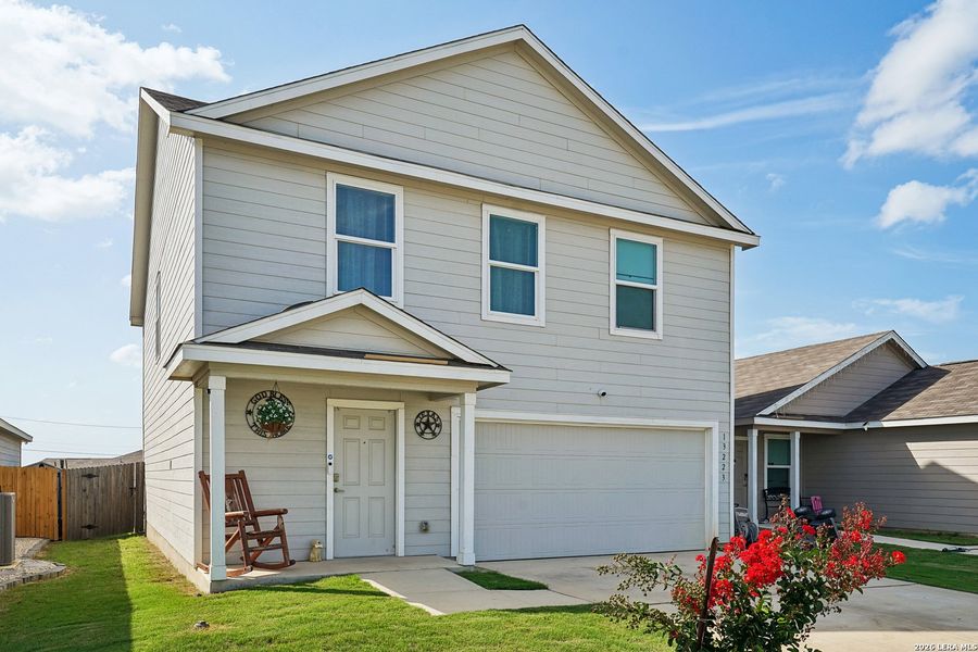 Front exterior of a new home in Mission del Lago, San Antonio, TX, highlighting curb appeal (Image 20). Front exterior of a new home in Mission del Lago, San Antonio, TX, highlighting curb appeal (Image 20).