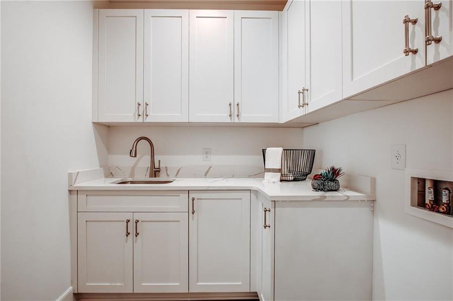 Close-up of interior finishes inside a home in , Atlanta (Image 22).