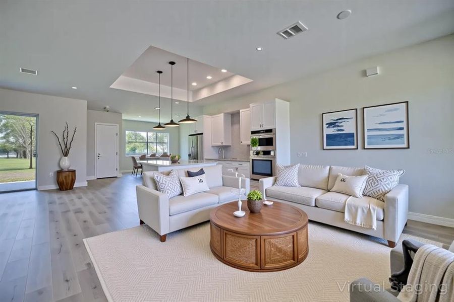Furnished interior view inside a new home in , Sebring (Image 8).