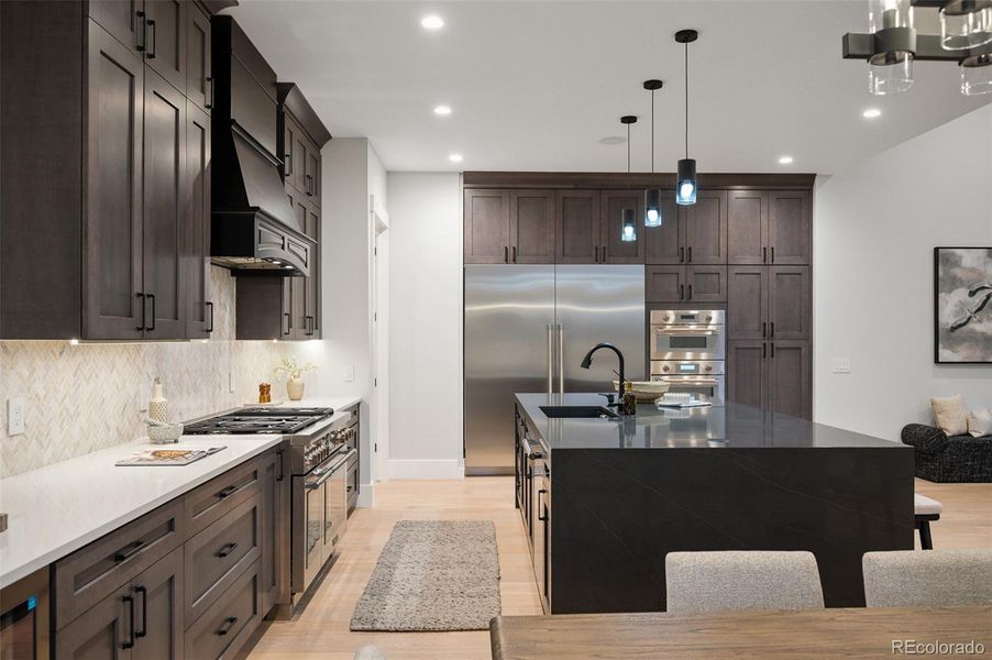 Furnished interior view inside a new home in , Castle Rock (Image 40).