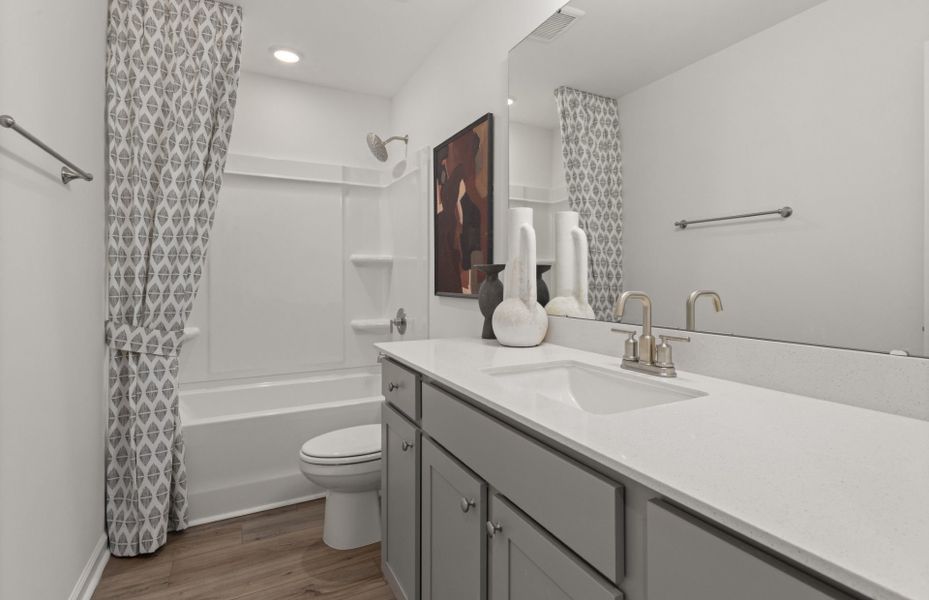 Representative furnished interior of a home built from the Raven by Centex in Carpenter Falls, Durham (Image 6).