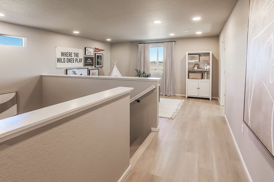 Representative furnished interior of a home built from the Clemens by Hartford Homes in Bloom, Fort Collins (Image 44).