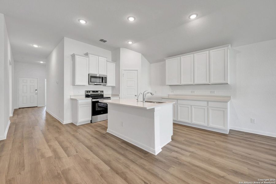 Furnished interior view inside a new home in Greenspoint Heights, Seguin (Image 5).