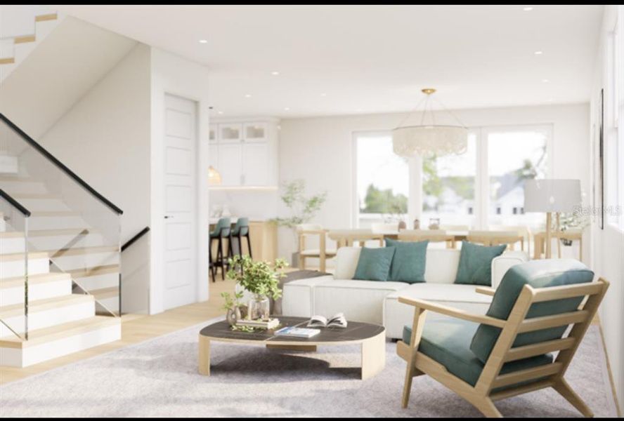 Furnished interior view inside a new home in , Holmes Beach (Image 9).