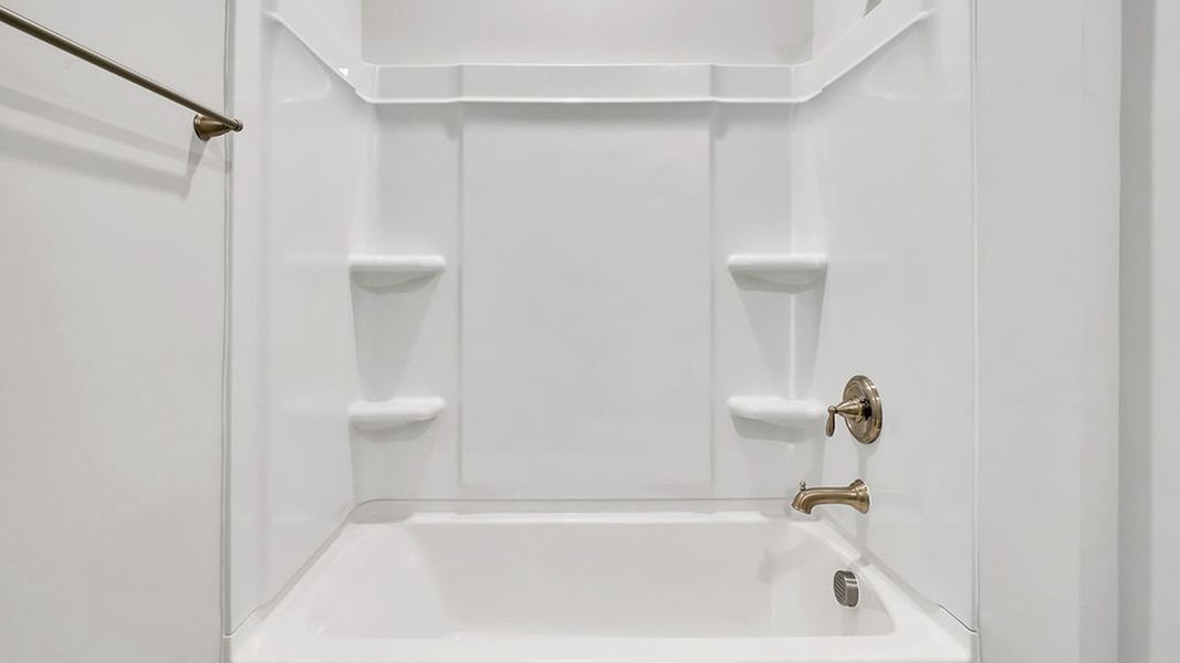 Representative interior finishes for a home built from the BRADFORD by D.R. Horton in Indigo Preserve, Leland (Image 14).