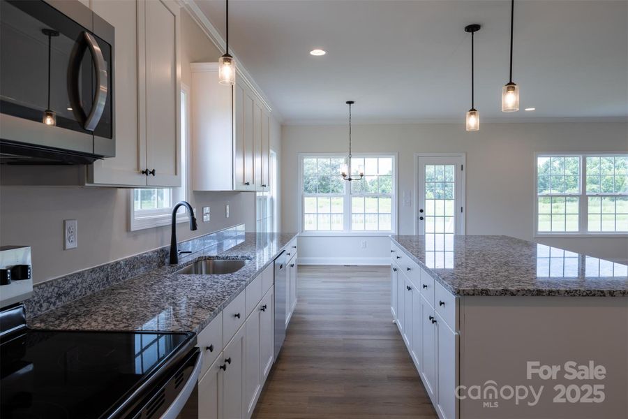 Furnished interior view inside a new home in , York (Image 6).