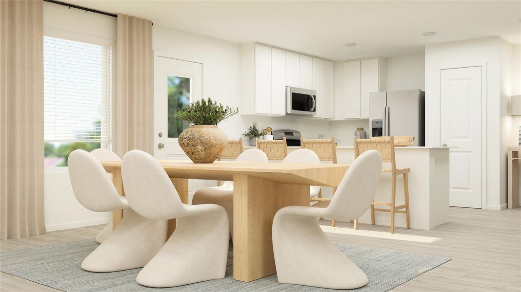 Furnished interior view inside a new home in Firefly Pointe: Classic Collection, Hutto (Image 13).