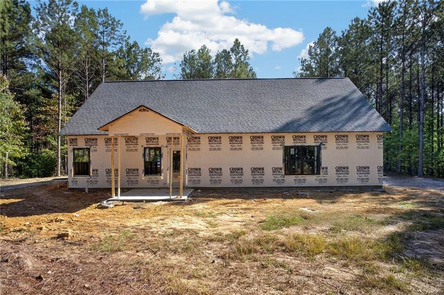 In-progress construction of a new home in , Rockmart, GA (Image 30).