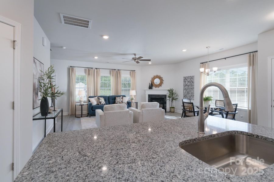 Furnished interior view inside a new home in Pine Trace, Gastonia (Image 12).