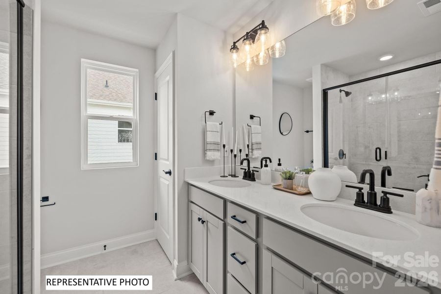 Furnished interior view inside a new home in Arbor Village, Matthews (Image 25).