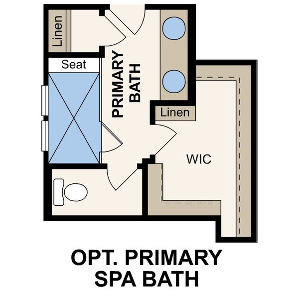 2D floor plan layout for the Piccadilly by Century Communities in Liberty Collection at Fulshear Lakes, Fulshear, TX (Image 4).