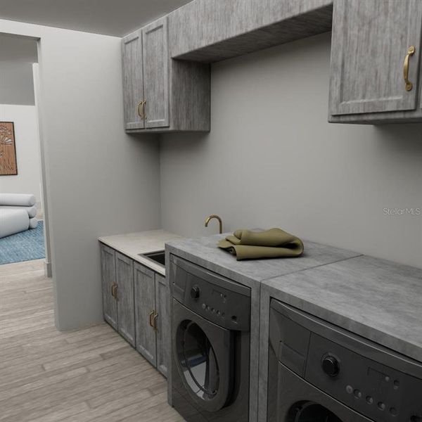 Furnished interior view inside a new home in , Ocala (Image 6).