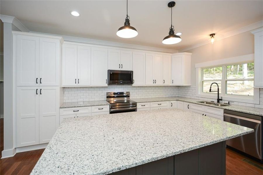 Furnished interior view inside a new home in , Ellijay (Image 10).