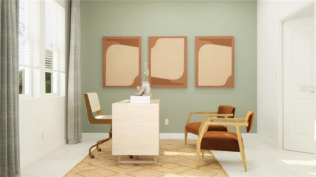 Furnished interior view inside a new home in , Groveland (Image 12).