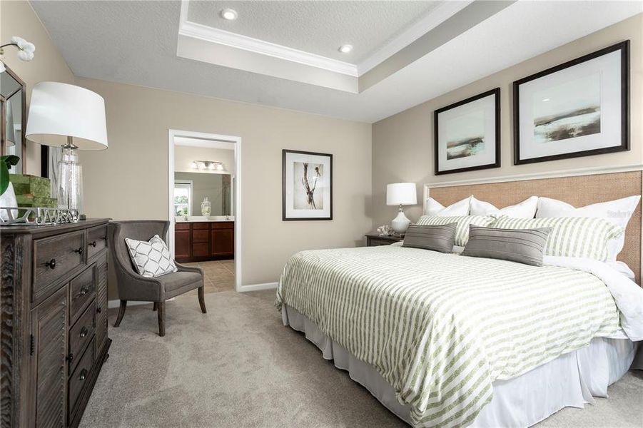 Furnished interior view inside a new home in Ashton Covey, Winter Haven (Image 17).