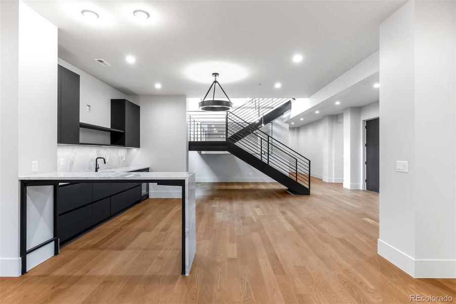 Furnished interior view inside a new home in , Denver (Image 18).